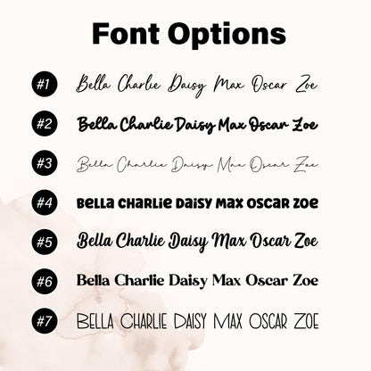 Tribal Pattern Dog Collar - Custom Engraved Name Adjustable Puppy Gift