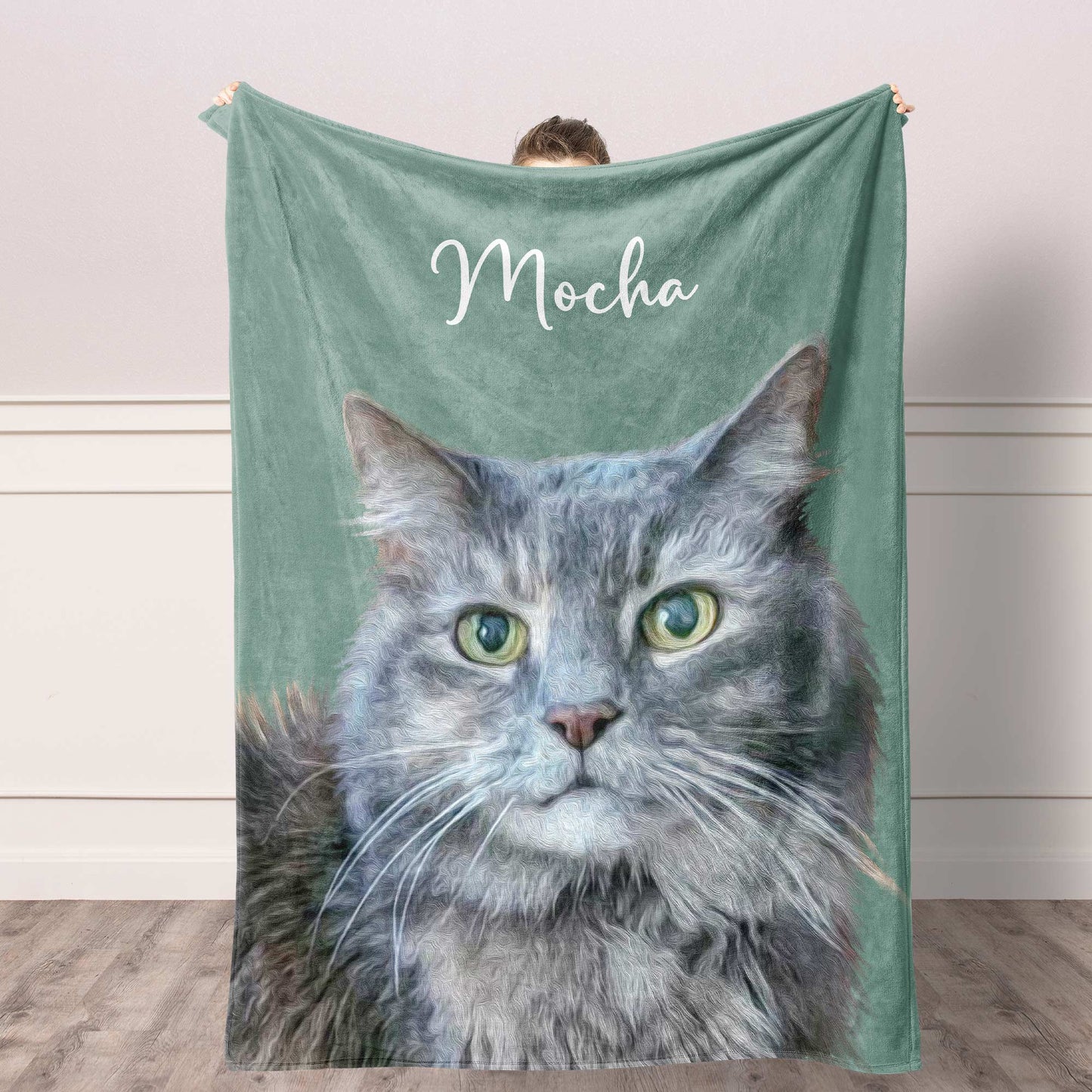 Custom Pet Photo Blanket – Personalized Gift for Pet Lovers