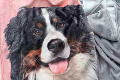 Custom Pet Photo Blanket – Personalized Gift for Pet Lovers