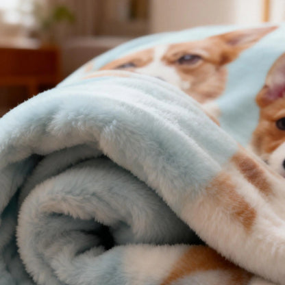 Custom Pet Photo Blanket
