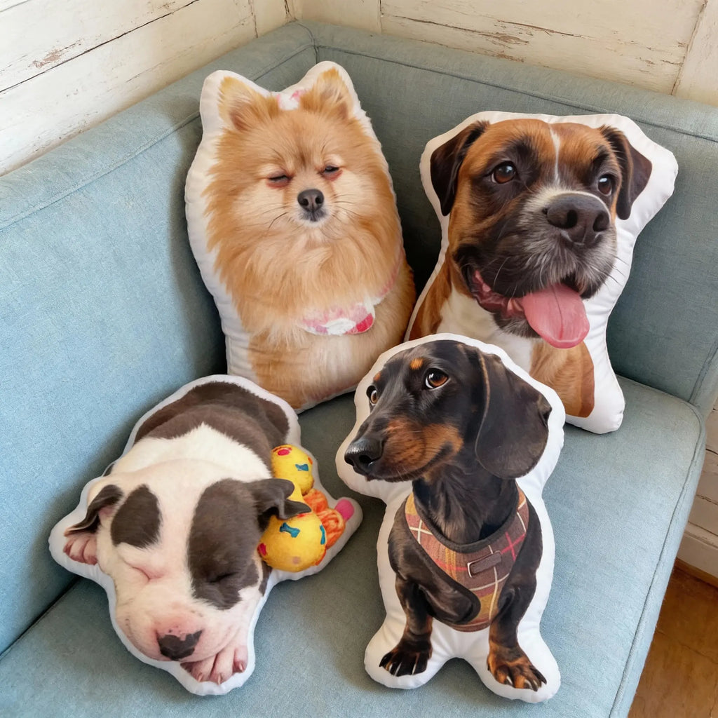 Custom Pet Shaped Pillow from Photo