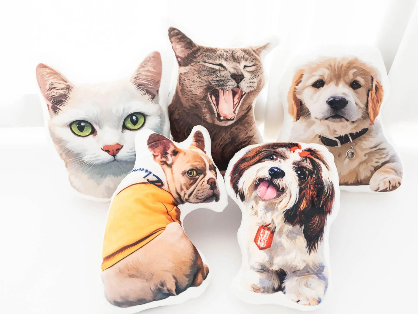 Custom Pet Shaped Pillow from Photo